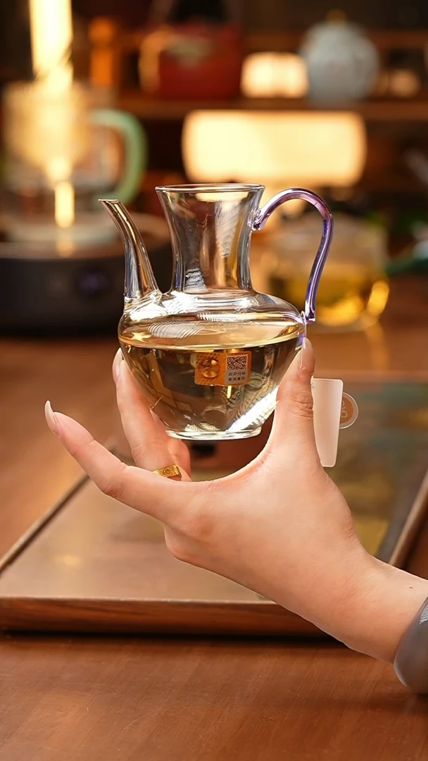 【闪购商品】禾器/晶彩俏然茶海/浅紫/定制版