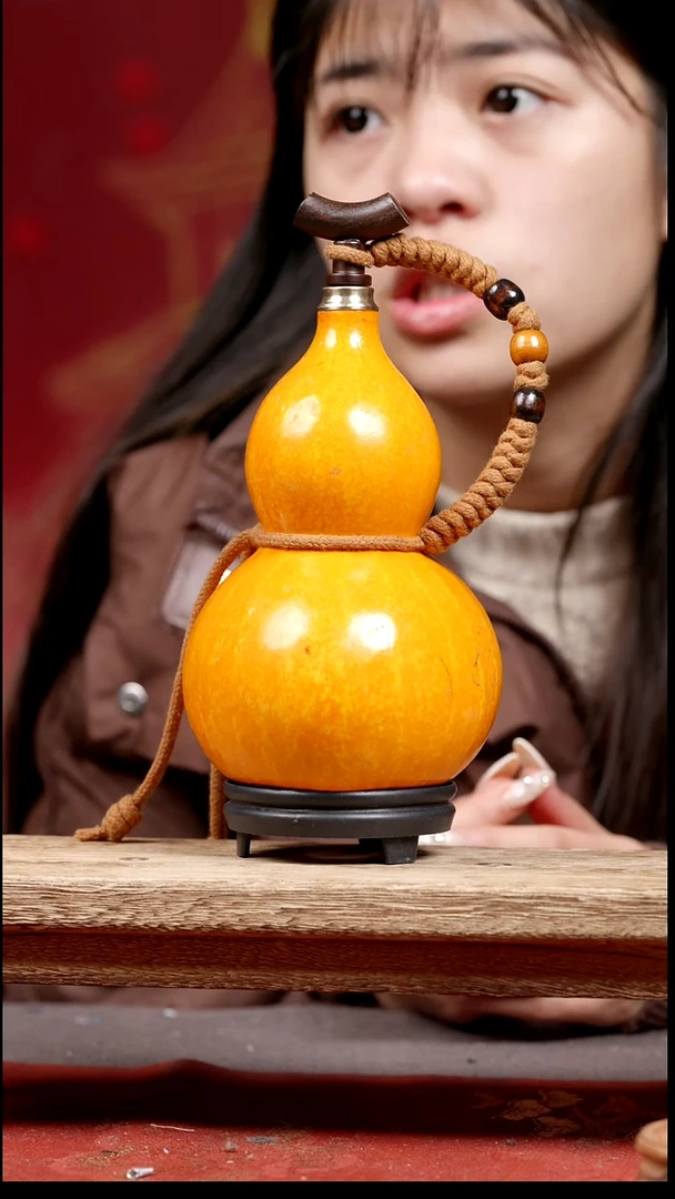 938号纯手工制作天然大漆真葫芦1