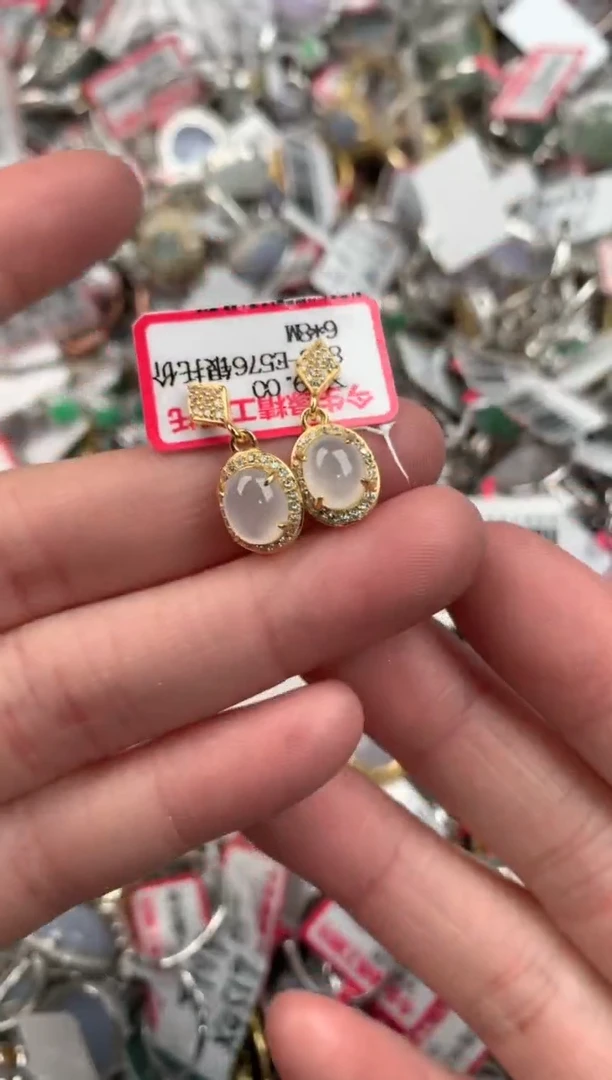 银S925镶嵌戒指翡翠888                7