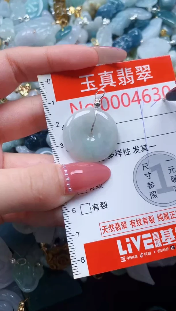翡翠未镶嵌吊坠(不含链)4630
