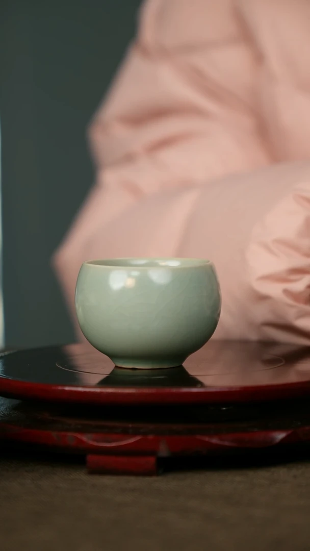 全品 小禅定杯 仿古釉