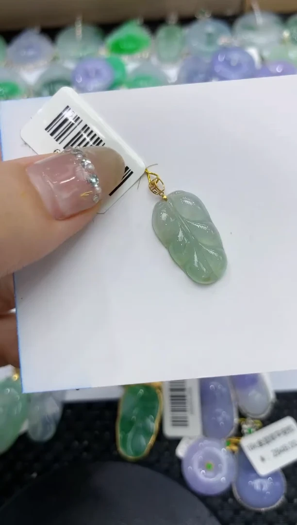 【闪购商品】翡翠颈饰18K金镶嵌222222222