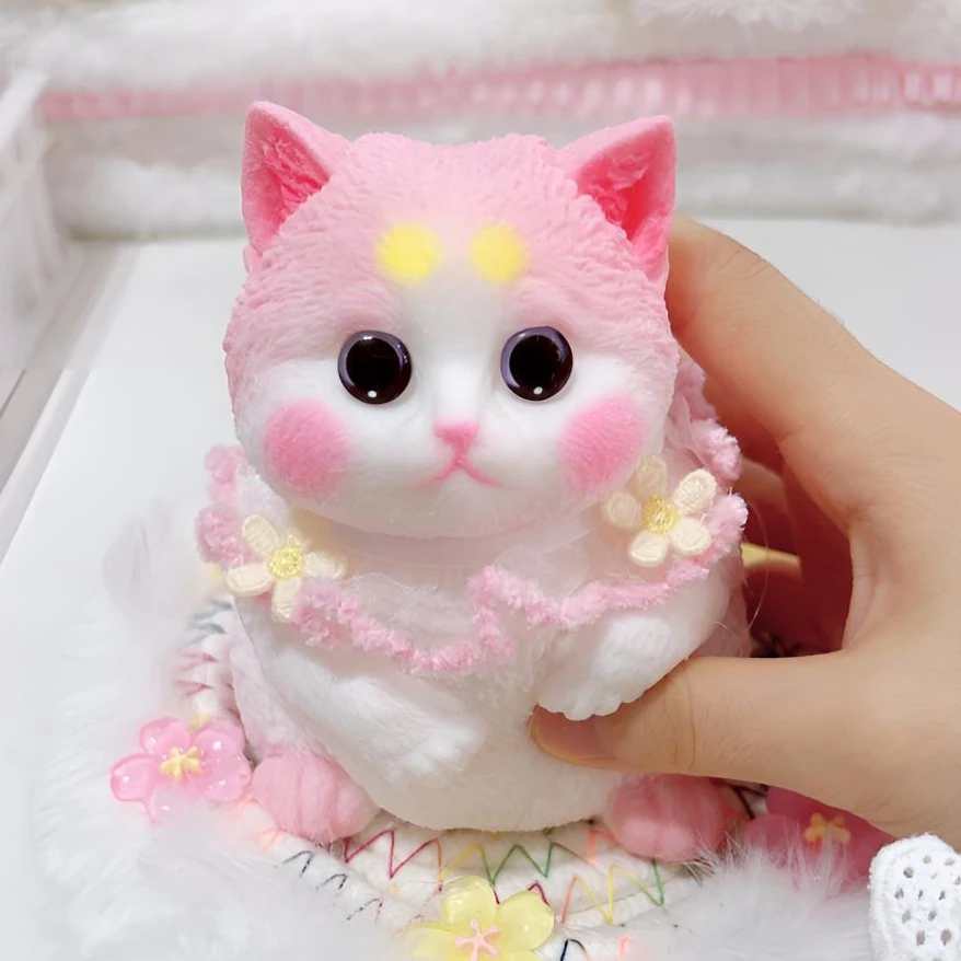 【招财猫】专场单拍链接 焱可可纯手工猫咪捏 默认微瑕萌宠潮玩