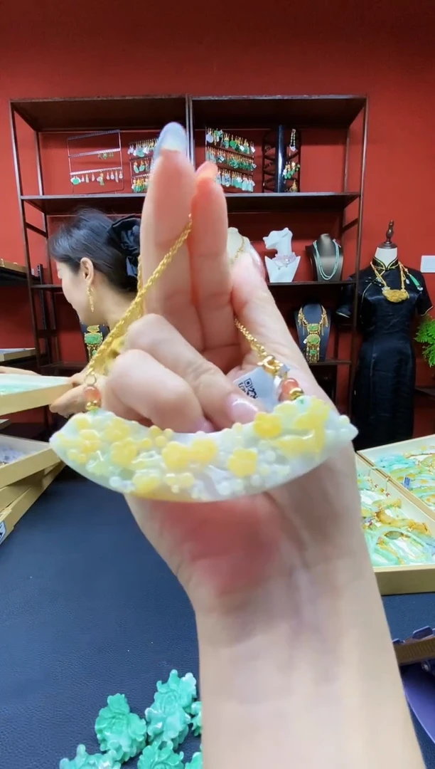 颈饰未镶嵌翡翠翡翠吊坠