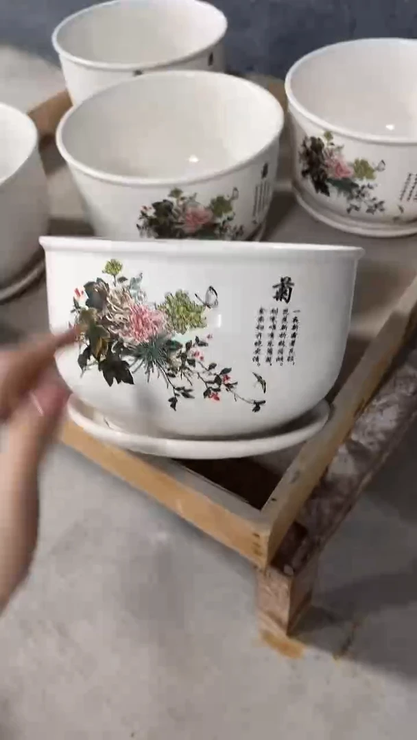 高温陶瓷花盆+E103