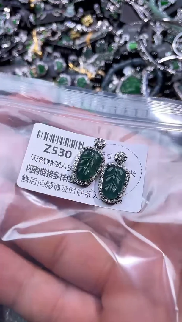 【闪购商品】翡翠颈饰未镶嵌Z530多样性发其一