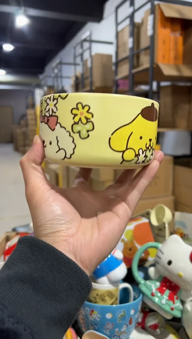 【闪购商品】杯陶瓷碗布丁狗碗