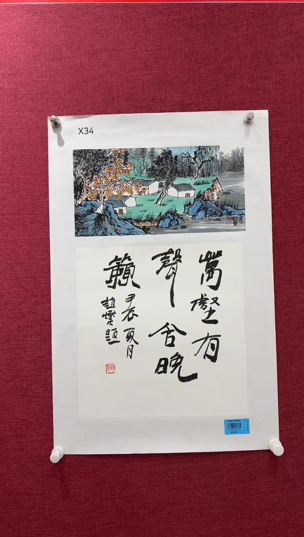 国画赵燮老师0.5pc加书法国画作品