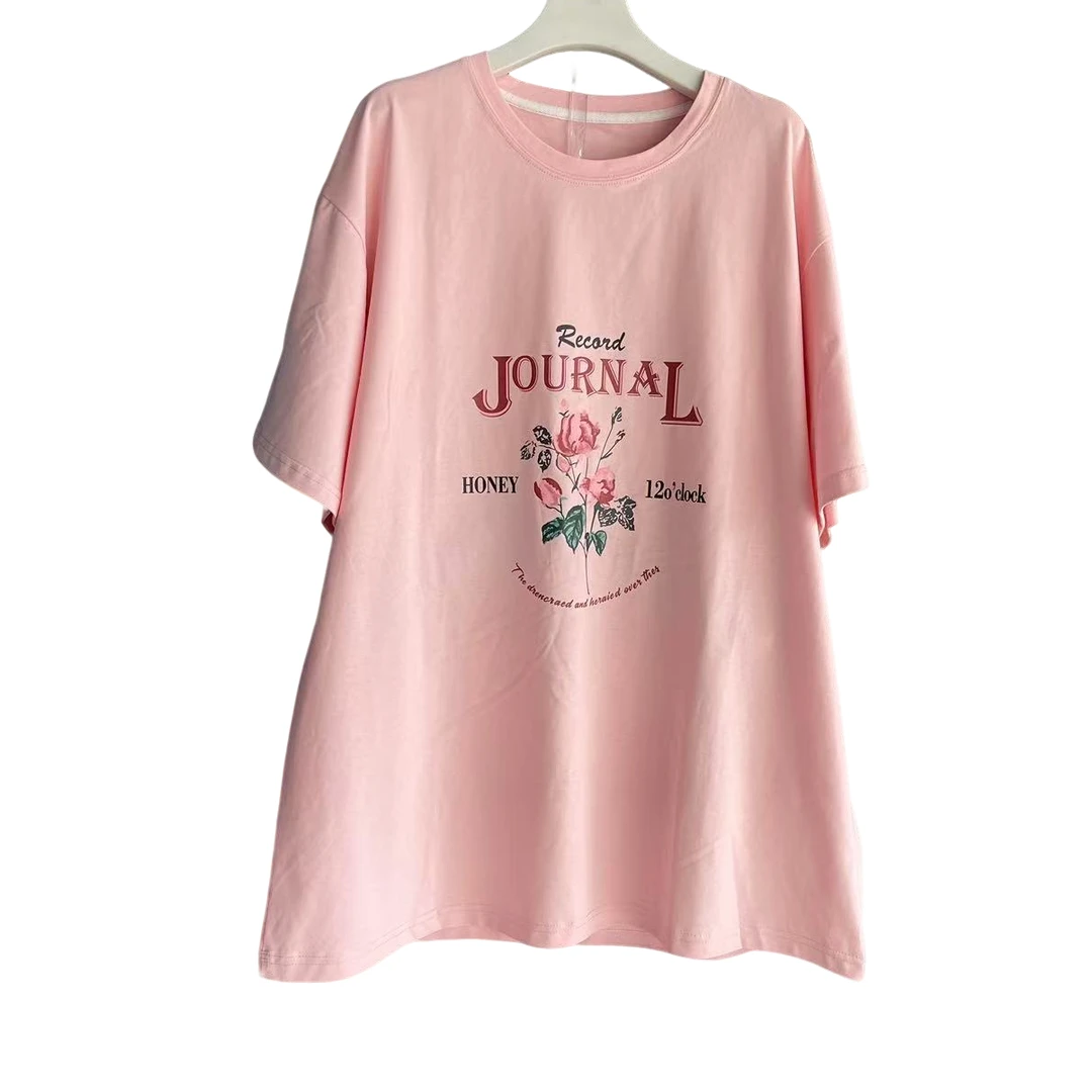 大码女装时尚半袖大衫