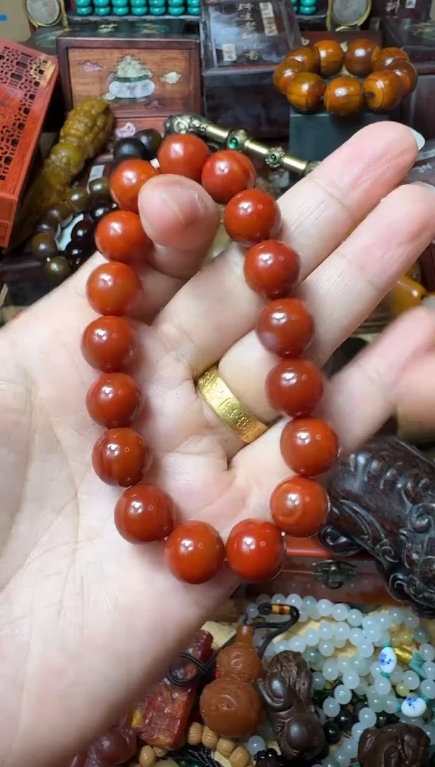 未镶嵌南红玛瑙挂件主播推荐：一物一拍，讲解为准！