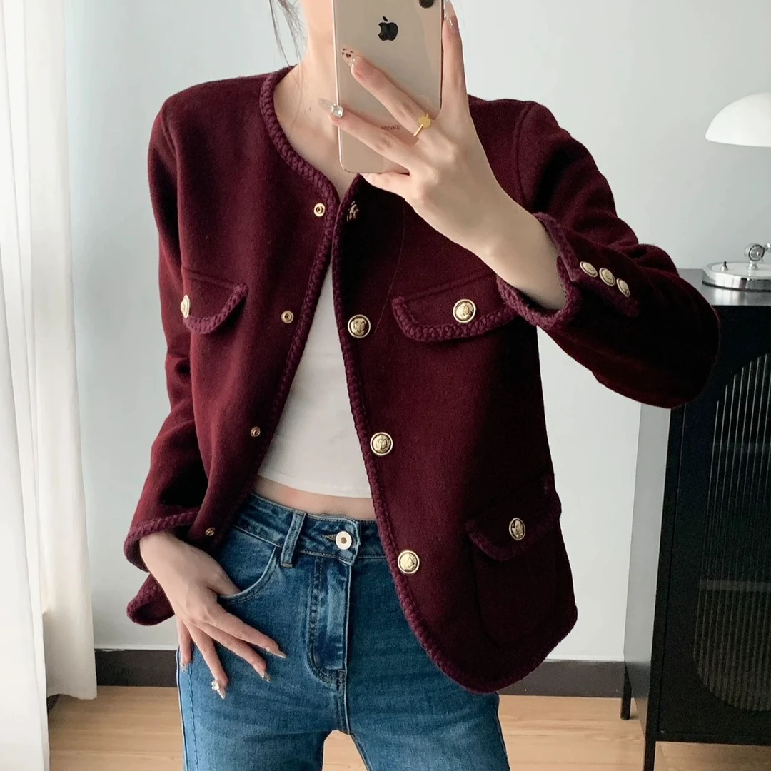 新款气质休闲韩版简约长袖外套JM150