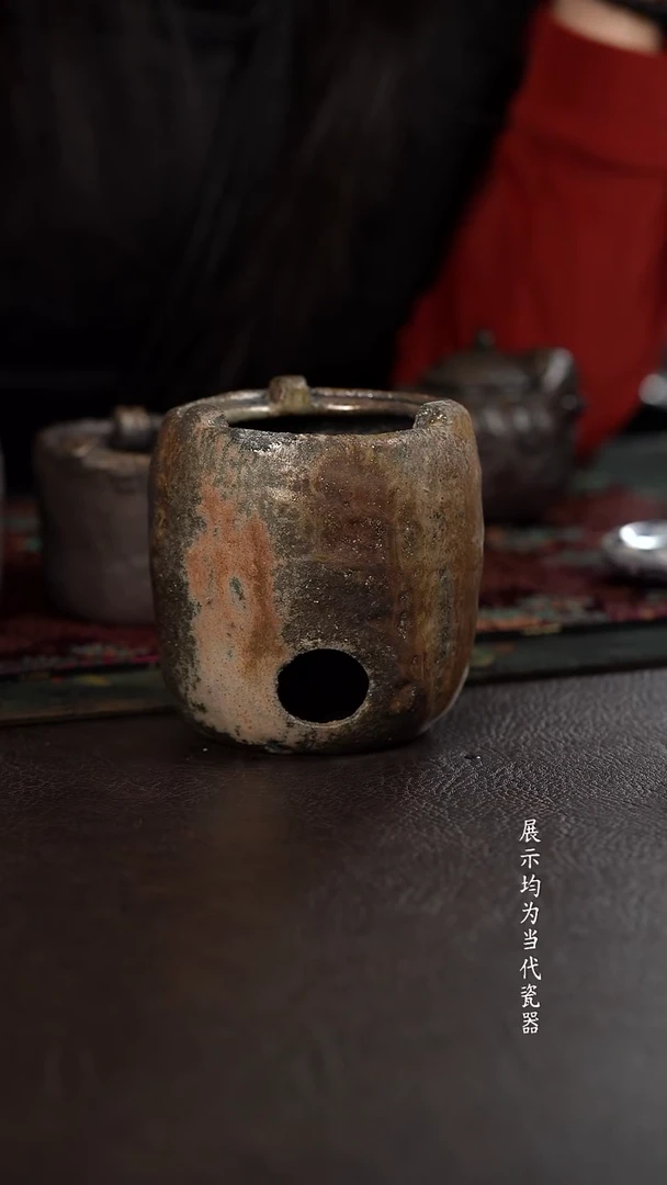 伟壶柴烧炉子蜂窝窑变