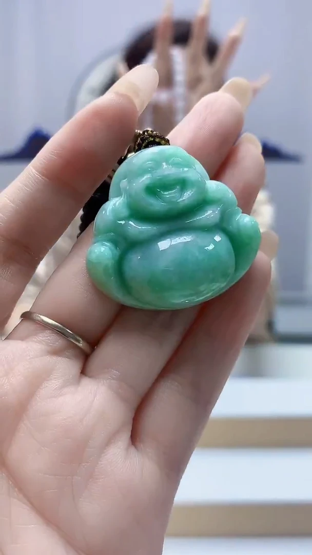 未镶嵌定制翡翠4829DD-毛货挂件1224