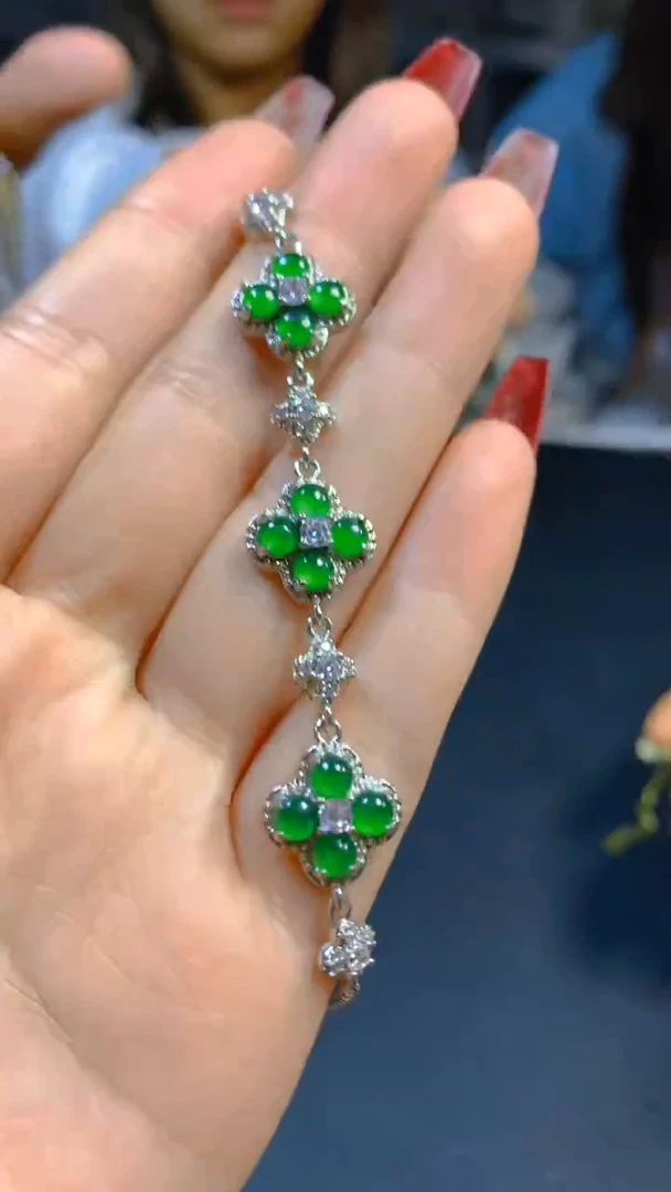 【闪购商品】翡翠手链未镶嵌0565258459多样性发一