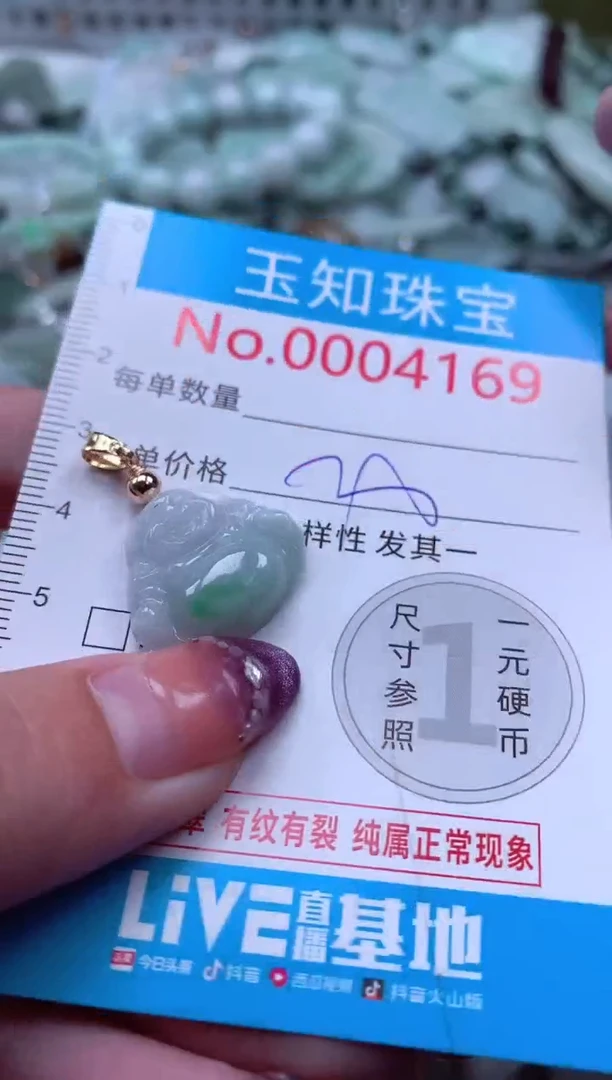 翡翠未镶嵌吊坠(不含链)4169