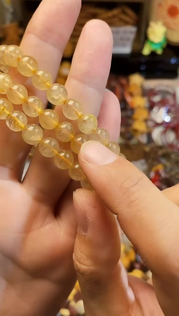 【闪购商品】查罗石手绳未镶嵌金发卡8左右