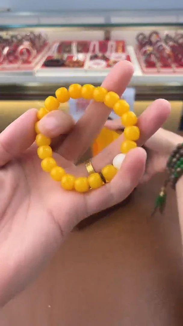 得闲文玩阁黄玉菩提链接@@l052