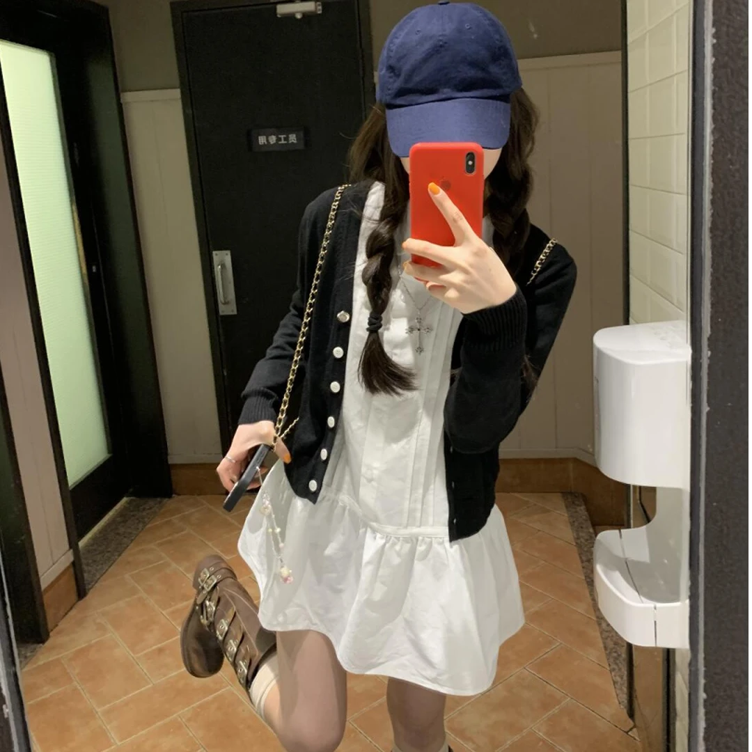 女装春夏季时尚新款韩系通勤慵懒风洋气衬衫裙显瘦百搭开衫外套女