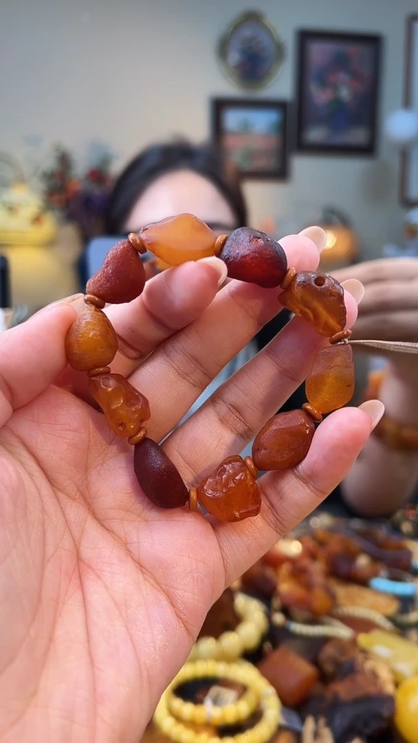 手串琥珀未镶嵌手串
