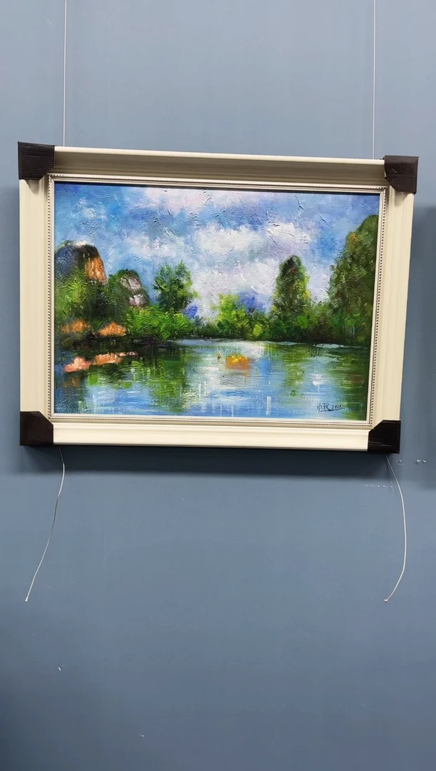 油画管伟骏精品油画作品90