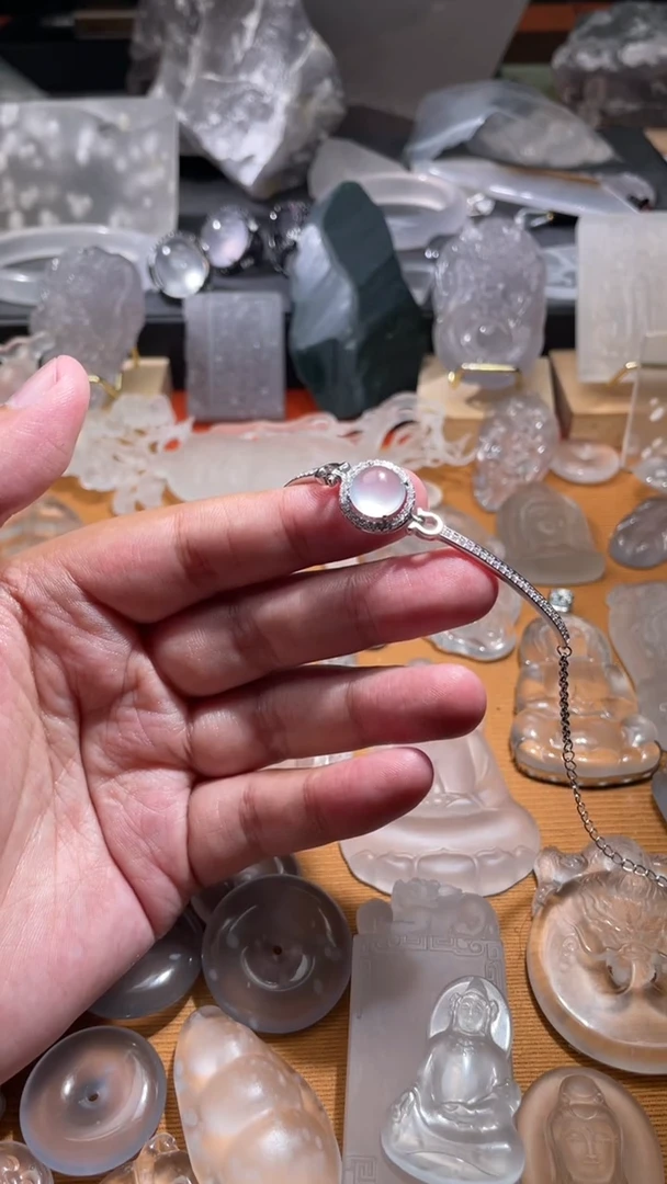 未镶嵌手链石英质玉无