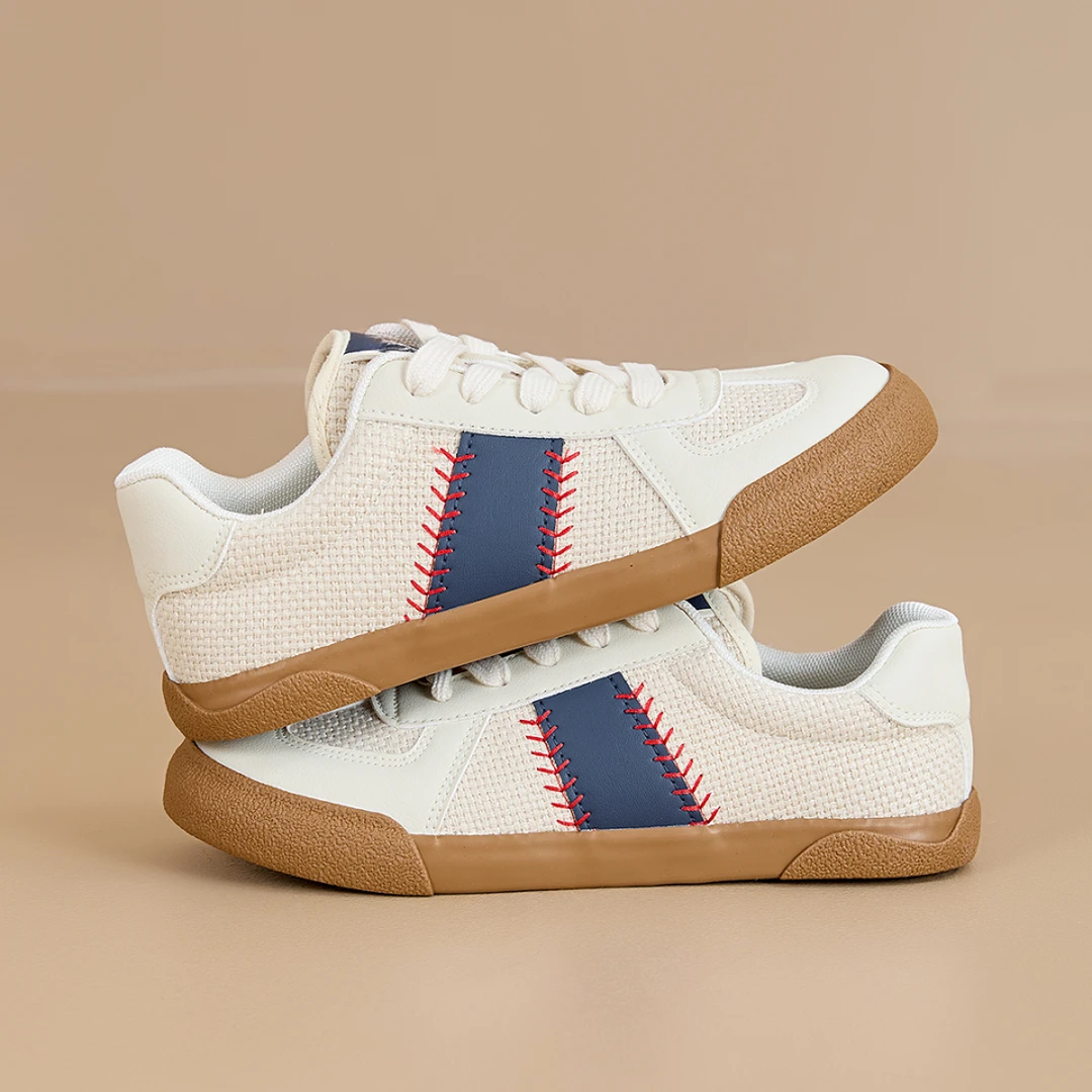 苏苏严选德训鞋女鞋2025新款夏季超火爆款休闲小白鞋厚底情侣板鞋