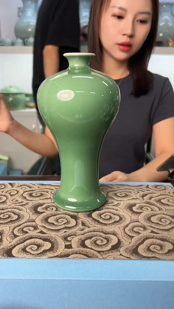 龙泉云间青瓷小米茶器