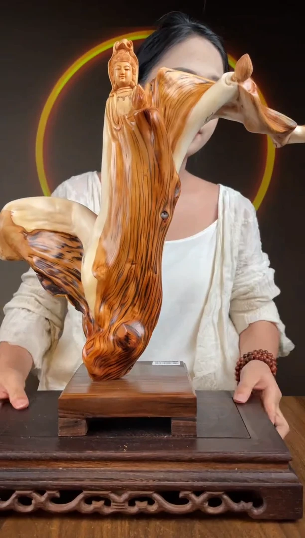 柏木（崖柏）手工摆件,先抢先得! 编号:257