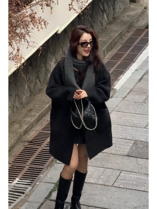 时尚日常通勤百搭优雅大方得体外套女秋冬新款高级感显瘦气质穿搭