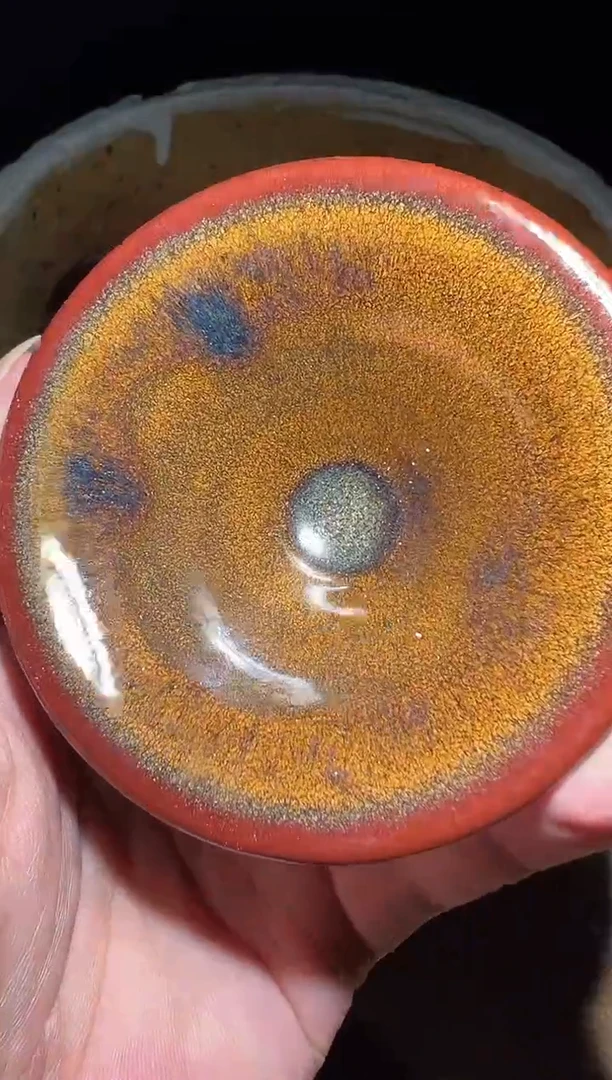 茶盏22宋钰龙窑柴烧开窑1000