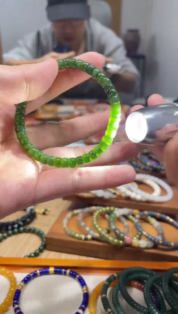 天然辰砂元*6mm辰砂手串设计款