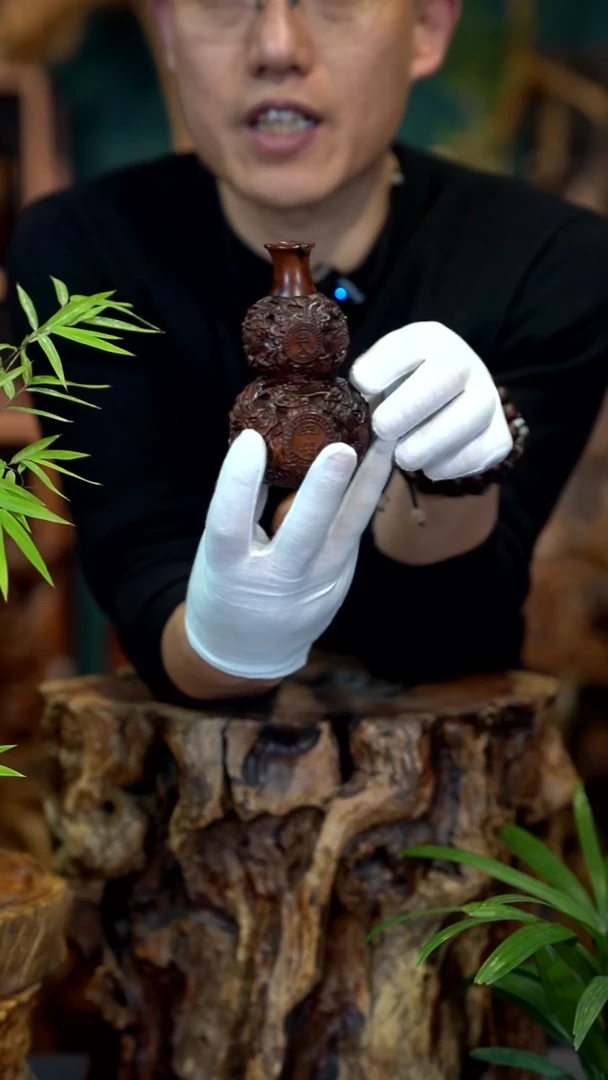 木雷击枣木盘龙葫芦