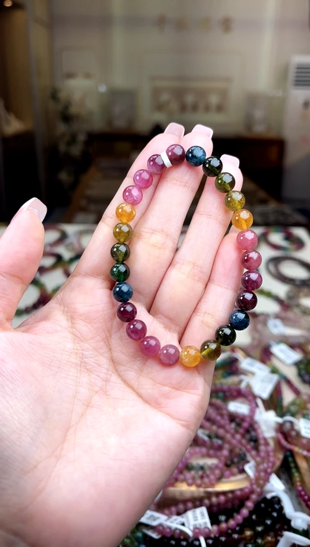 【闪购商品】碧玺/未镶嵌7mm+碧玺单圈多样性发货