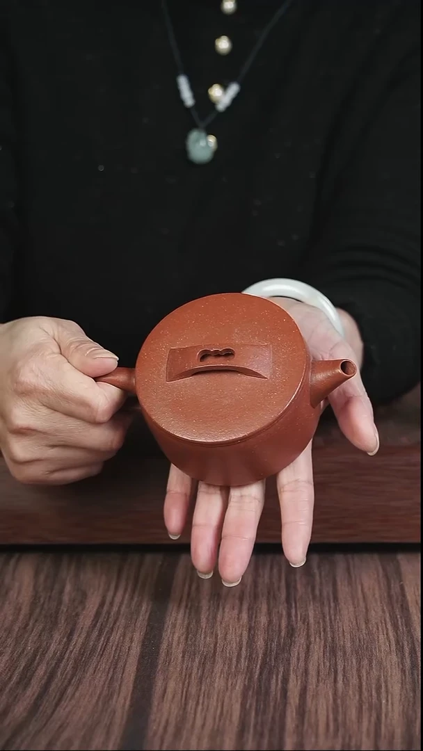 【闪购商品】紫砂茶壶红降坡  汉瓦