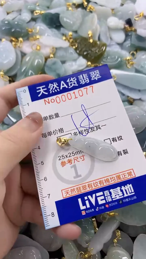 颈饰未镶嵌翡翠天然A货翡翠