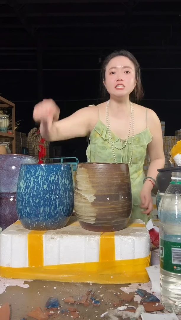 宜兴紫砂粗陶花盆17/22