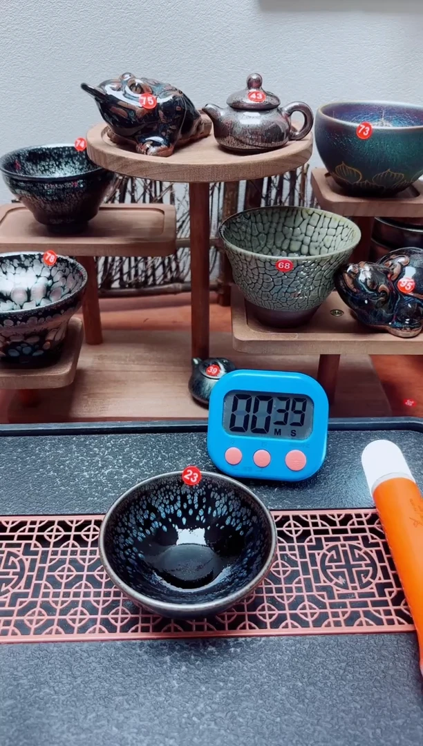 茶盏老**️23号建盏工匠茶器