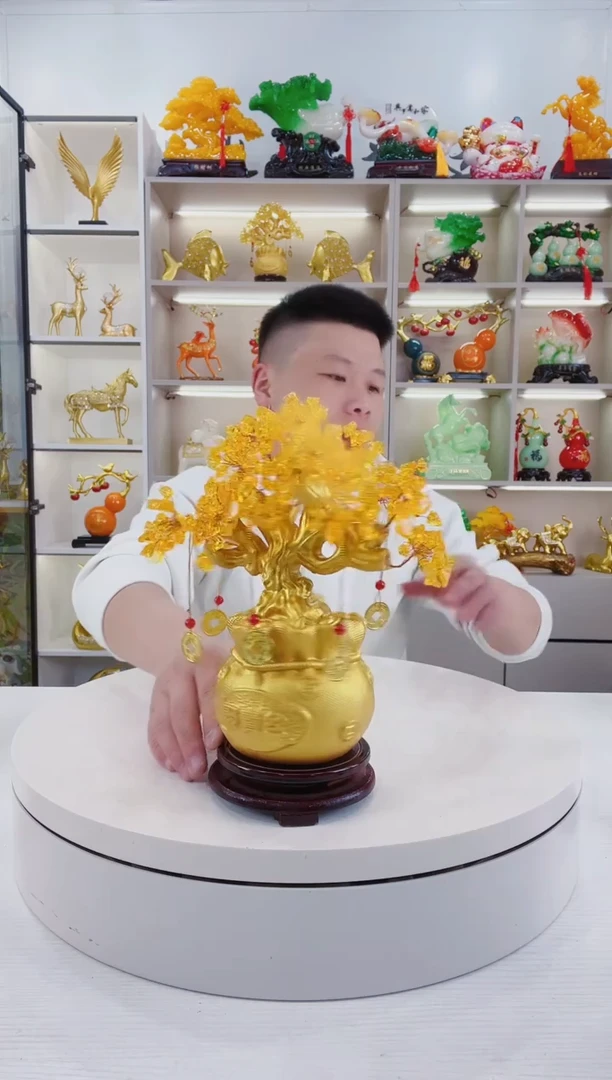 摆件大号发财树摆件