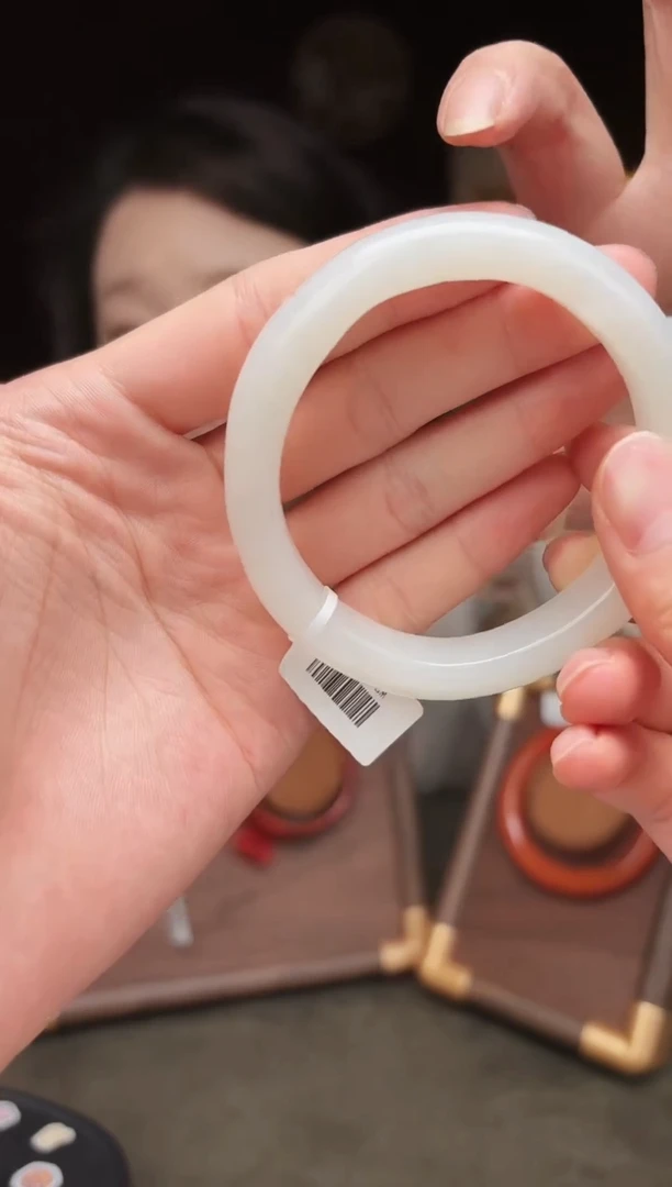 和田玉未镶嵌把件xz28手镯  58.9 水仙有