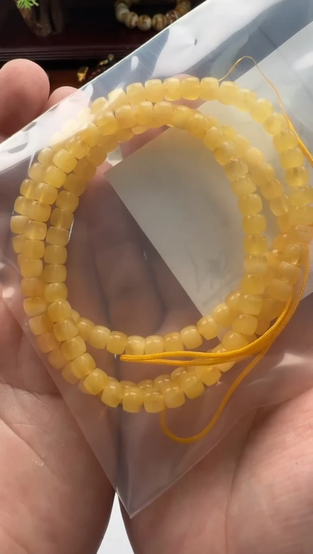 【闪购商品】蜜蜡裸石未镶嵌手串手串108