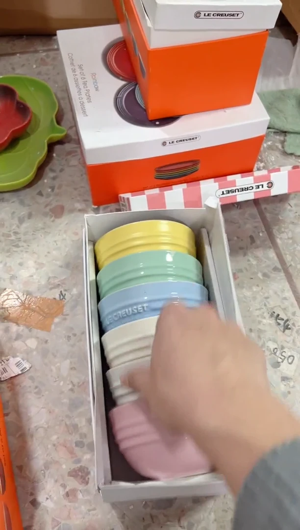 【闪购商品】碟12cm饭马卡龙六色套装--