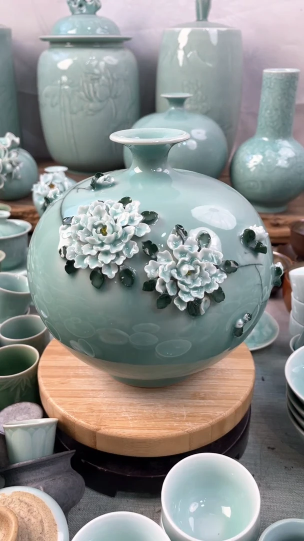 【闪购商品】特价 微瑕 慧仙青瓷