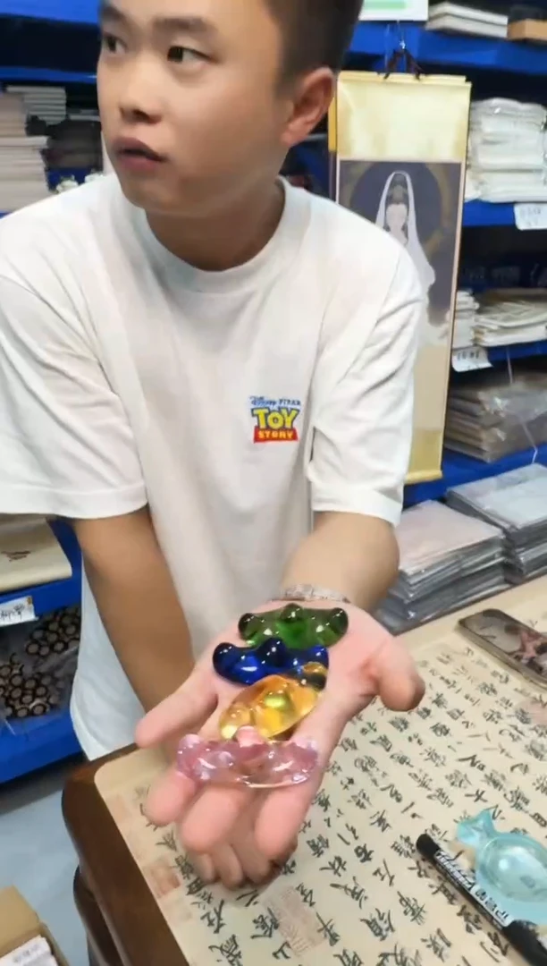 水晶小笔山4个4色