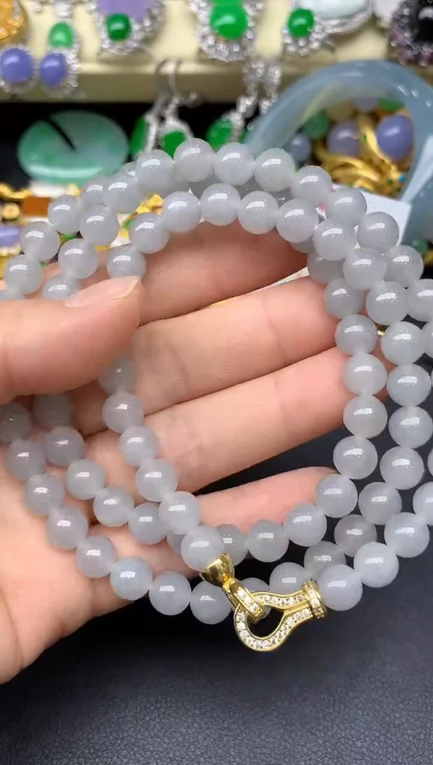 未镶嵌手链翡翠76-翡翠雪姐天天见