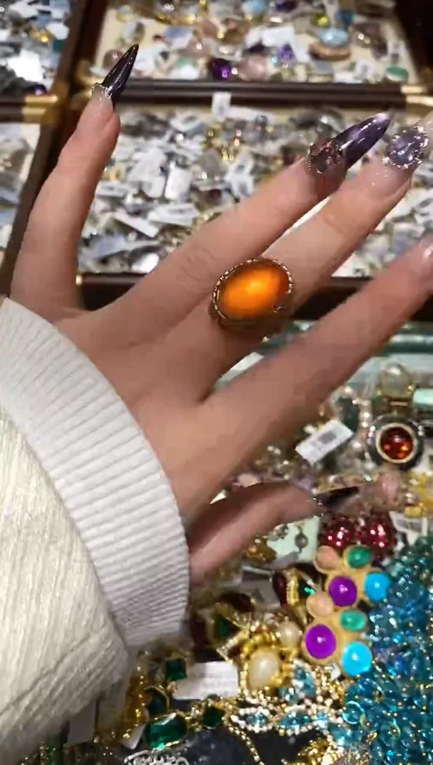 纯铜合金琉璃楚楚珠宝中古甄选不退换