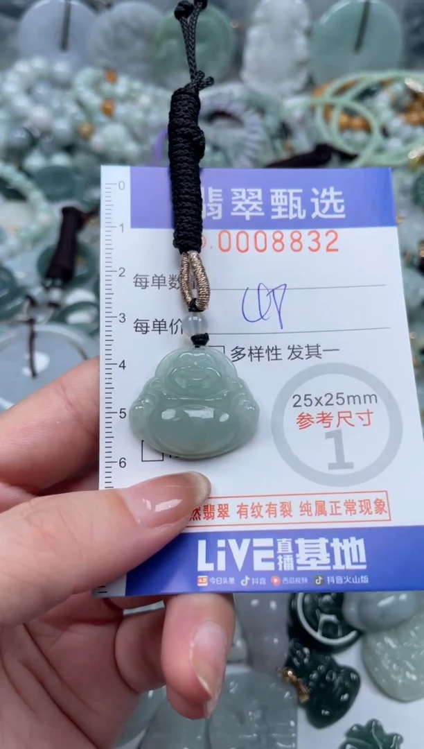 翡翠未镶嵌颈饰00..8832