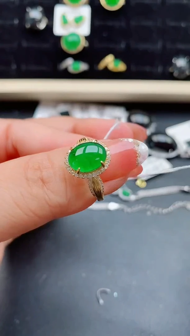 【闪购商品】翡翠戒指银S925镶嵌1212121