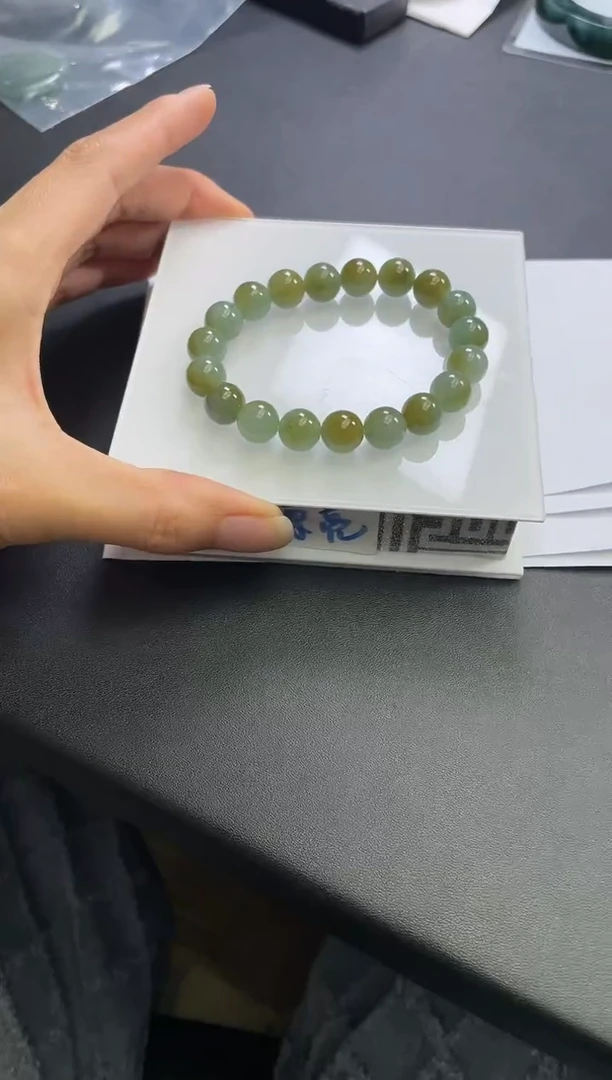 未镶嵌手链翡翠小***࿐手串