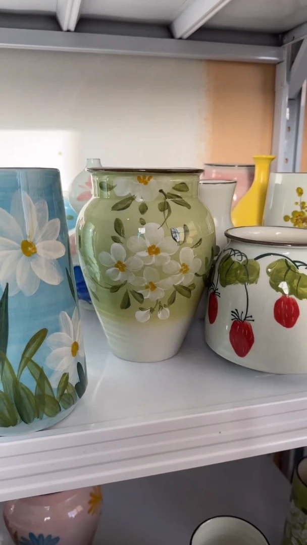 瓶陶景德镇手工绘画陶瓷