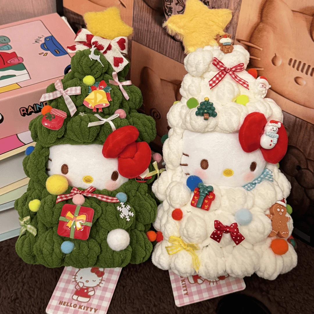 【仅娃衣】】Hello Kitty娃衣圣诞树套装KT猫换装10cm娃娃手工配件